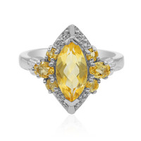 Citrine Silver Ring