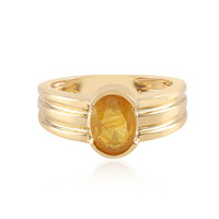 Madagascar Yellow Sapphire Silver Ring