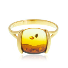 Baltic Amber Silver Ring