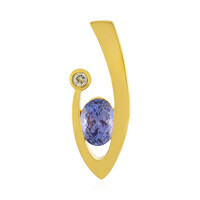 Tanzanite Silver Pendant