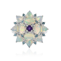 Welo Opal Silver Ring