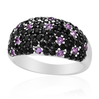 Zambian Amethyst Silver Ring