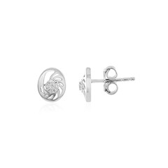 I2 (I) Diamond Silver Earrings