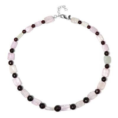 Kunzite Silver Necklace