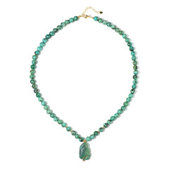 Morenci Turquoise Silver Necklace
