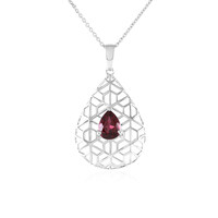 9K Raspberry Rhodolite Gold Necklace (Ornaments by de Melo)