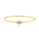 9K SI2 (G) Diamond Gold Bangle (Annette)