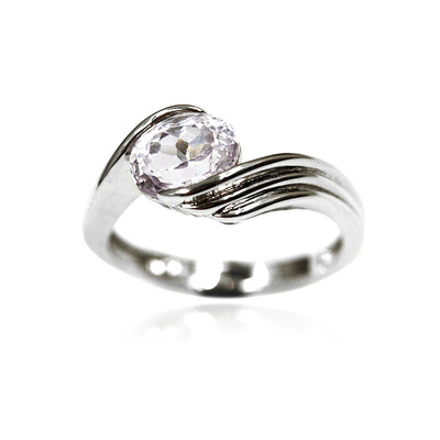 Brazilian Kunzite Silver Ring
