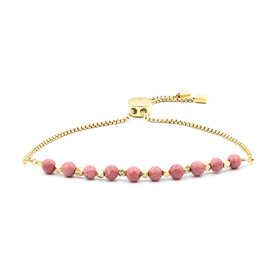 Rhodochrosite Silver Bracelet