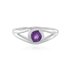 Siberian Amethyst Silver Ring