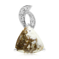 Magnesite Silver Pendant