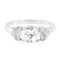 Himalayan Beryl Silver Ring