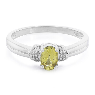 Brazilian Chrysoberyl Silver Ring