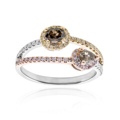 14K SI2 Fancy Diamond Gold Ring (CIRARI)