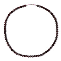 Indian Garnet Silver Necklace