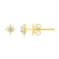 9K SI2 (G) Diamond Gold Earrings