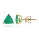18K Colombian Emerald Gold Earrings (CIRARI)