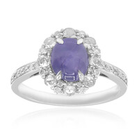 18K Cat's Eye Purple Sapphire Gold Ring (CIRARI)