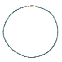 Teal Kyanite Silver Necklace