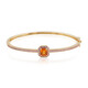 9K Ban Ka Cha Orange Sapphire Gold Bangle