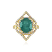 Grandidierite Silver Ring
