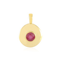 Madagascar Ruby Silver Pendant