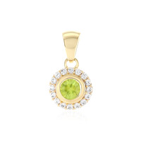 9K Sphene Gold Pendant