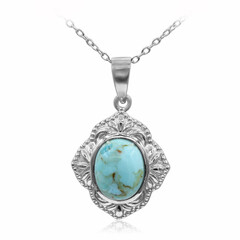 Turquoise Silver Necklace