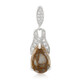 Dinosaur Bone Silver Pendant