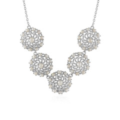 Freshwater pearl Silver Necklace