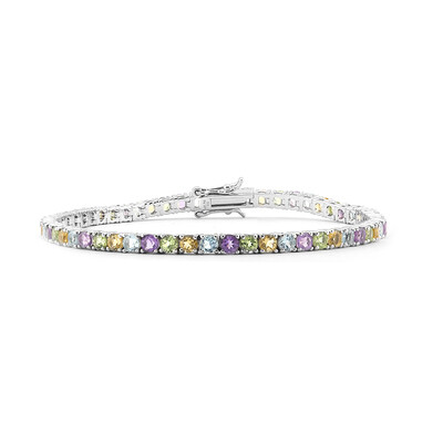 Amethyst Silver Bracelet