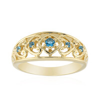 9K Hauynite Gold Ring