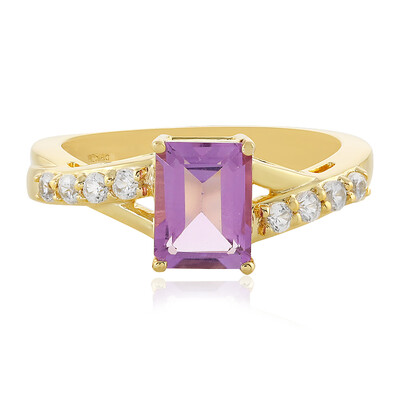 Rose de France Amethyst Silver Ring