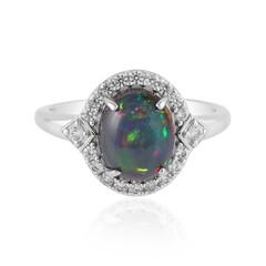 Mezezo Opal Silver Ring
