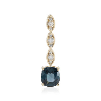 14K Luc Yen Cobalt Blue Spinel Gold Pendant (AMAYANI)