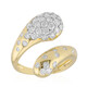 9K SI1 (G) Diamond Gold Ring (Annette)