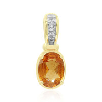 9K Spessartite Gold Pendant (Tenner Diniz)