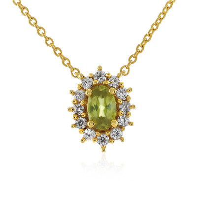 Sphene Silver Necklace