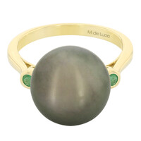 10K Tahitian Pearl Gold Ring