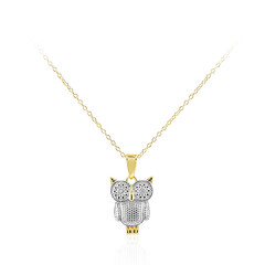 I3 (I) Diamond Silver Necklace