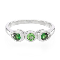 Tsavorite Silver Ring