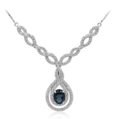 London Blue Topaz Silver Necklace