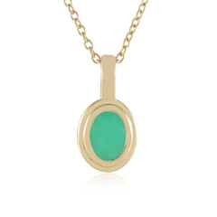 Socoto Emerald Silver Necklace