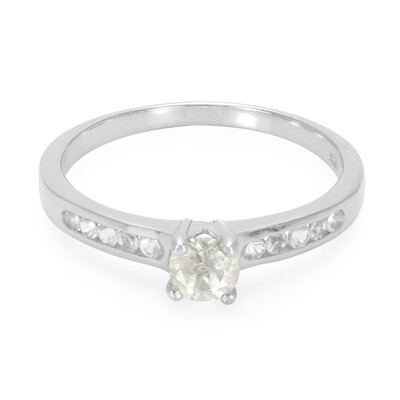 Silver Shiller Sunstone Silver Ring
