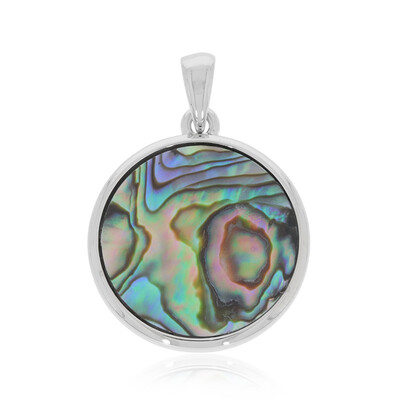 Abalone Shell Silver Pendant