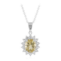 Citrine Silver Necklace
