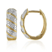 I3 (I) Diamond Silver Earrings