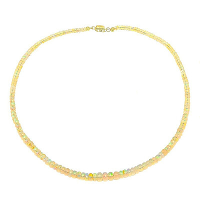 Welo Opal Silver Necklace