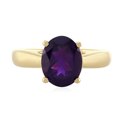 Zambian Amethyst Silver Ring