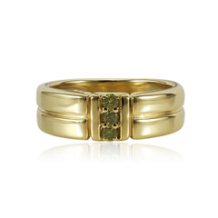 I1 (Yellow Diamond) Silver Ring